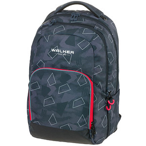 9002638228093 - Schulrucksack Wizzard grey polygon 9002638228093 WALKER COLLEGE 20