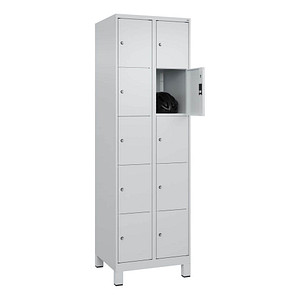 4066681680548 - C+P Schließfachschrank Classic PLUS 2x5Fächer 1950x600x500mm lgrlgr 4066681680548 C + P Möbelsysteme 4066681680548 - C+P Schließfachschrank Classic PLUS 2x5Fächer 1950x600x500mm lgrlgr 4066681680548 C + P Möbelsysteme