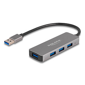 4043619631711 - DELOCK 63171 - USB 30 Hub 4 Port USB-A zu 4x USB-A 20 cm