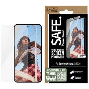 5715685017636 - ULTRA-WIDE FIT  Display-Schutzglas für Samsung Galaxy S25 5715685017636 SAFE by PanzerGlass