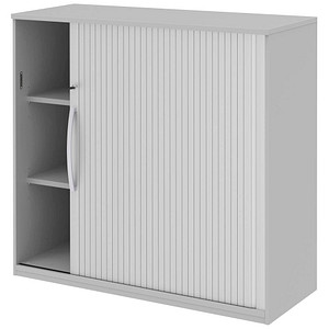 4050211412723 - röhr Techno Rollladenschrank hellgrau silber 4 Fachböden 1200 x 430 x 1117 cm