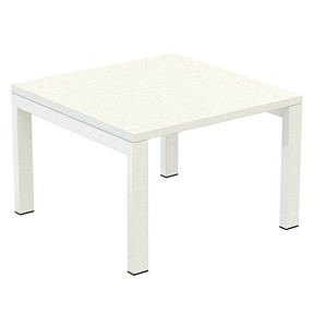 3660141220353 - Beistelltisch T601313 weiß quadratisch 60x60 cm (BxT) 3660141220353 easyDesk