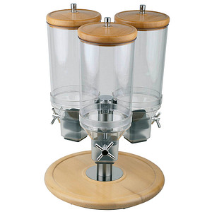 4004133119758 - Müslispender Rotation braun 3 x 45 l 4004133119758 APS 4004133119758 - Müslispender Rotation braun 3 x 45 l 4004133119758 APS