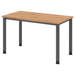 4032062310946 - HS612 Schreibtisch asteiche rechteckig 4-Fuß-Gestell grau 1200 x 672 cm 4032062310946 - HS612 Schreibtisch asteiche rechteckig 4-Fuß-Gestell grau 1200 x 672 cm