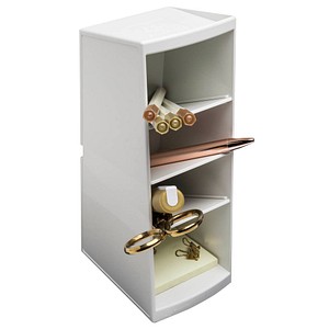 9002493681132 - Schreibtisch-Organizer Multitower weiß Polystyrol 4 Fächer 83 x 110 x 230 cm