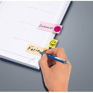 4004360902505 - Index Haftstreifen Design Smile gelb 50x100mm 200 Bl 4004360902505 200 Streifen 4004360902505 - Index Haftstreifen Design Smile gelb 50x100mm 200 Bl 4004360902505 200 Streifen