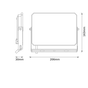 4099854493447 - OSRAM FLOODLIGHT VITAL LED-Flutlichtstrahler schwarz 50 W 4099854493447 - OSRAM FLOODLIGHT VITAL LED-Flutlichtstrahler schwarz 50 W