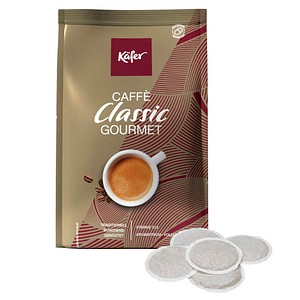 Käfer Caffè Classic Gourmet Kaffeepads, Arabica- und Robustabohnen mild, 36 Pads
