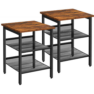 0194343251677 - Beistelltische-Set braun 0194343251677 2 Stück 0194343251677 - Beistelltische-Set braun 0194343251677 2 Stück