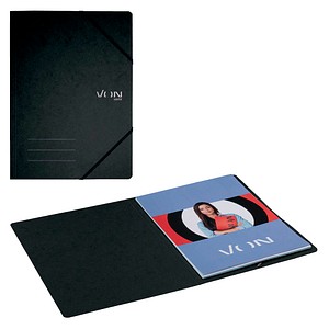 4002432131044 - VONL 30110095 - Eckspannmappe A4 schwarz