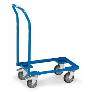 4017976313580 - Eurokasten-Roller mit Schiebebügel offener Rahmen für 600x400 mm Eurokästen - Fetra