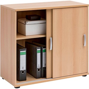 4260637312518 - Schiebetürenschrank 143856 samerberg-buche 1 Fachboden 850 x 395 x 780 cm