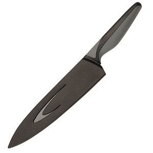 4260238061266 - Kochmesser BlackSteel schwarz Stahl Kochmesser Küchenmesser Edelstahl hohe Schneidfestigkeit Klingenlänge 20 cm 4260238061266 - Kochmesser BlackSteel schwarz Stahl Kochmesser Küchenmesser Edelstahl hohe Schneidfestigkeit Klingenlänge 20 cm