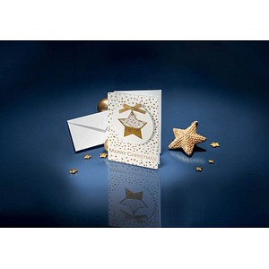 4004360815362 - Weihnachtskarten Confetti Star DIN A6 4004360815362 10 Stück 4004360815362 - Weihnachtskarten Confetti Star DIN A6 4004360815362 10 Stück