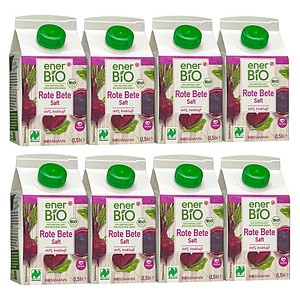 2005615273670 - enerBiO Rote Bete Bio-Gemüsesaft 6 x 05 l