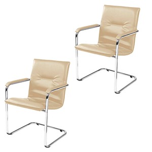2 NOWY STYL Rumba Besucherstühle beige günstig online kaufen 2 NOWY STYL Rumba Besucherstühle beige