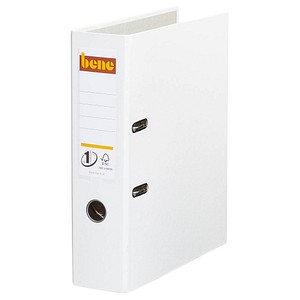 bene No.1 Power Ordner weiß Kunststoff 8,0 cm DIN A4 bene No.1 Power Ordner weiß Kunststoff 8,0 cm DIN A4
