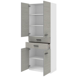 4059484223968 - röhr Aktenschrank quantum 180 D66 9020-39-R1 weiß hellgrau 3 Fachböden 800 x 419 x 2205 cm