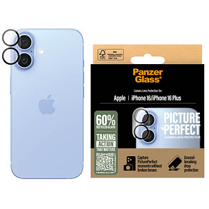 PanzerGlass™ PICTUREPERFECT Kamera-Schutzglas für Apple iPhone 16, iPhone 16 Plus