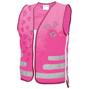 4028279893150 - ROTH Mädchen Kinder-Warnweste Diamant pink Einheitsgröße