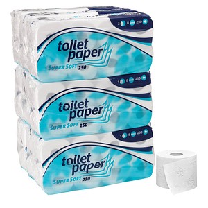 wepa Toilettenpapier SUPER SOFT 3-lagig, 72 Rollen