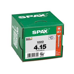 SPAX® Universalschrauben T20 Senkkopf WIROX 15mm  x 4 mm, 1000 St.