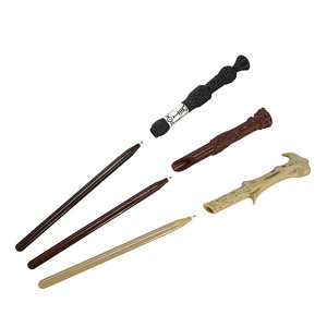 5056563712725 - Kugelschreiber-Set Harry Potter Zauberstabstifte farbsortiert Schreibfarbe schwarz 5056563712725 3 Stück 5056563712725 - Kugelschreiber-Set Harry Potter Zauberstabstifte farbsortiert Schreibfarbe schwarz 5056563712725 3 Stück