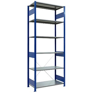 4004514208842 - Schwerlastregal MULTIplus 150 12651-B enzianblau 1000 x 500 x 2500 cm