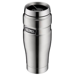 5010576913845 - THERMOS Becher 047L Isolierbecher KFZ Auto Kaffee Camping Trinkbecher Edelstahl Farbe Stainless steel mat