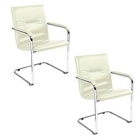 2 NOWY STYL Rumba Besucherstühle weiß günstig online kaufen 2 NOWY STYL Rumba Besucherstühle weiß