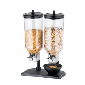 4004133118416 - Müslispender Duo Fresh & Easy schwarz 2 x 45 l 4004133118416 APS 4004133118416 - Müslispender Duo Fresh & Easy schwarz 2 x 45 l 4004133118416 APS