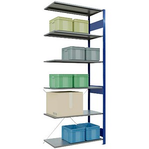 4004514208880 - Anbauregal MULTIplus 150 12656-B enzianblau 1000 x 500 x 2500 cm