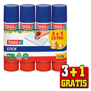 3 + 1 GRATIS: 3 tesa ecoLogo Klebestifte 20,0 g + GRATIS 1 St.