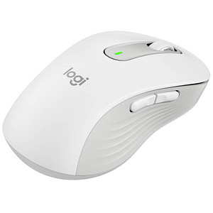 Logitech Signature M650 L Links Maus kabellos weiß