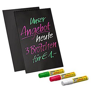 8595578354997 - Schreibfolien-Set für Plakatständer DIN A0