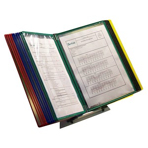 tarifold Sichttafelsystem 434209 DIN A4 farbsortiert mit 20 St. Sichttafeln