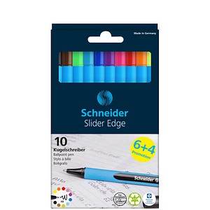 4004675186867 - 6 + 4 GRATIS Kugelschreiber Slider Edge farbsortiert Schreibfarbe farbsortiert + GRATIS 4004675186867 6 Stück 4004675186867 - 6 + 4 GRATIS Kugelschreiber Slider Edge farbsortiert Schreibfarbe farbsortiert + GRATIS 4004675186867 6 Stück