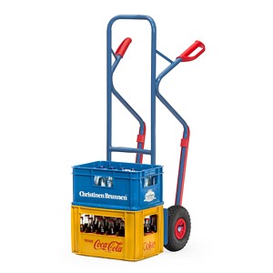 4017976013305 - Stahlrohrkarre mit Luftbereifung Höhe 1300 mm mit Kunststoff-Gleitkufen 320mm Schaufel 250x320mm - Fetra 4017976013305 - Stahlrohrkarre mit Luftbereifung Höhe 1300 mm mit Kunststoff-Gleitkufen 320mm Schaufel 250x320mm - Fetra