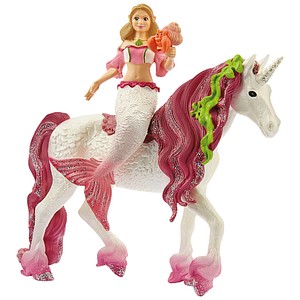 4059433573458 - bayala 70593 Meerjungfrau-Feya auf Unterwassereinhorn Spielfiguren-Set 4059433573458 Schleich