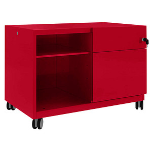 5020073808155 - BISLEY Note™ Caddy Rollcontainer kardinalrot 2 Auszüge 800 x 490 x 563 cm