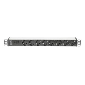 4016032352778 - DN-95410 19 Zoll Netzwerkschrank-Steckdosenleiste 1 HE Schutzkontaktsteckdose Schwarz 4016032352778 - DN-95410 19 Zoll Netzwerkschrank-Steckdosenleiste 1 HE Schutzkontaktsteckdose Schwarz