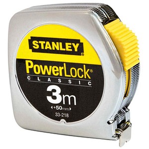 Bandmass Powerlock Metall 3m 127mm - 1-33-218 - Stanley