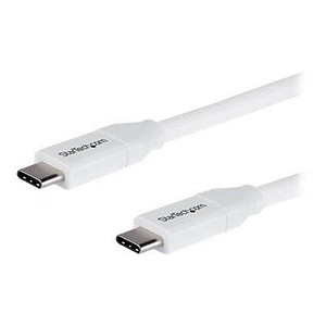 0065030879736 - StarTechcom USB-C auf USB-C Kabel mit 5A Power Delivery - St St - 2m - USB 20 - USB-IF zertifiziert - USB Typ C Kabel - USB Typ-C-Kabel - USB-C zu USB-C - 2 m