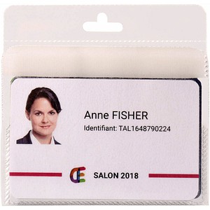 3377992004505 - tarifold Namensschilder Multikartenhalter transparent 9 cm x 6 cm Kunststoff Transparent 3377992004505 - tarifold Namensschilder Multikartenhalter transparent 9 cm x 6 cm Kunststoff Transparent