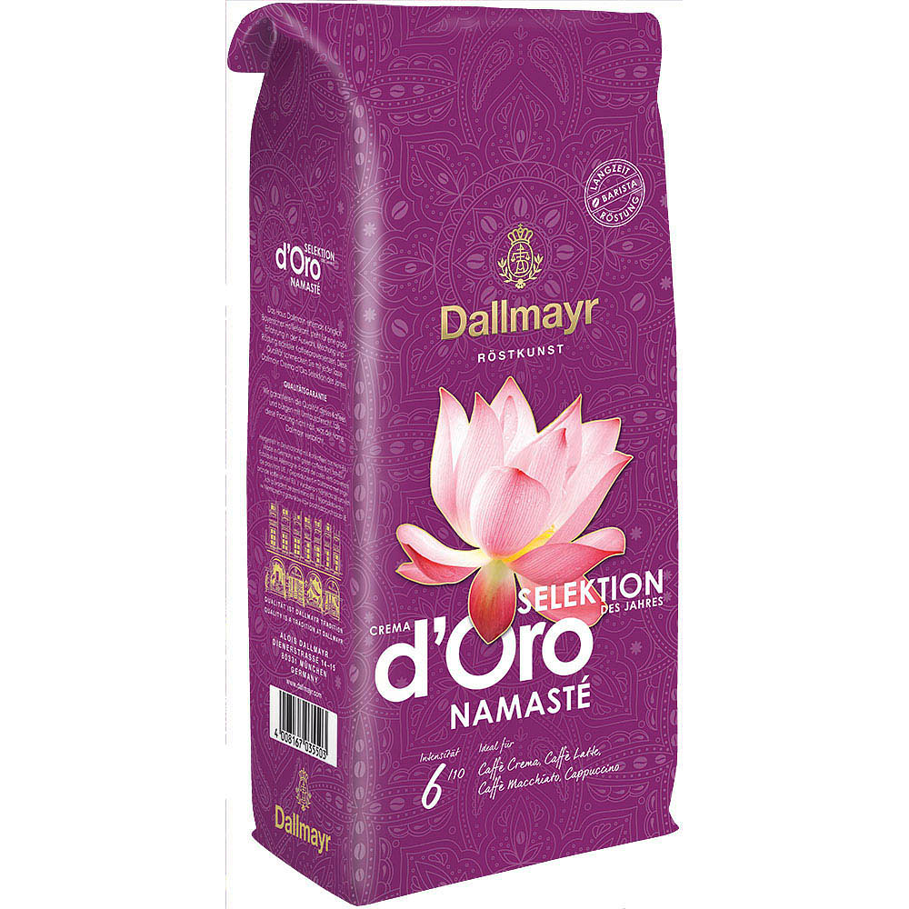 Dallmayr Crema d&amp;#39;Oro Selektion des Jahres Namasté Kaffeebohnen 1,0 kg ...