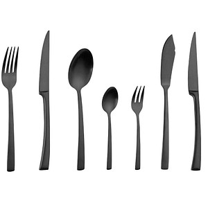 Besteck-Set Avelino Essbesteck-Sets Gr 42 tlg schwarz Besteckgarnituren Tafelbesteck hochwertige Geschenkkassette