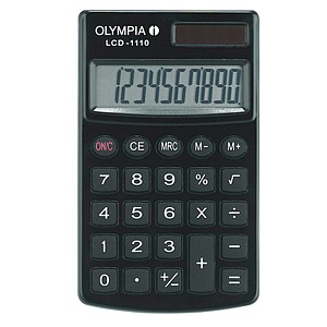 OLYMPIA LCD-1110 Taschenrechner schwarz OLYMPIA LCD-1110 Taschenrechner schwarz