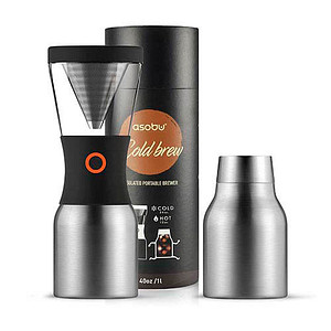 0842591028373 - Asobu Cold Brew - Cold brew coffee maker - Schwarz - Silber - Kupfer - Edelstahl - 1 Stück(e) 0842591028373 - Asobu Cold Brew - Cold brew coffee maker - Schwarz - Silber - Kupfer - Edelstahl - 1 Stück(e)