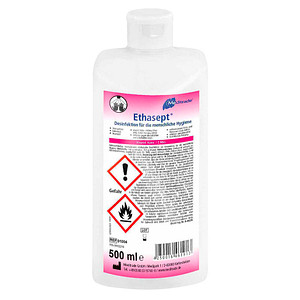 4250016461913 - Meditrade Ethasept® Händedesinfektionsmittel Alkoholisches Händeantiseptikum für die persönliche Hygiene 500 ml - Flasche 4250016461913 - Meditrade Ethasept® Händedesinfektionsmittel Alkoholisches Händeantiseptikum für die persönliche Hygiene 500 ml - Flasche