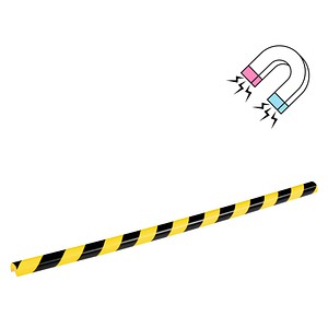 4005546742281 - DURABLE Eckschutzprofil magnetisch Typ C25R 1-m-Profil BxH 40 x 30 mm schwarz   gelb ab 5 Stk